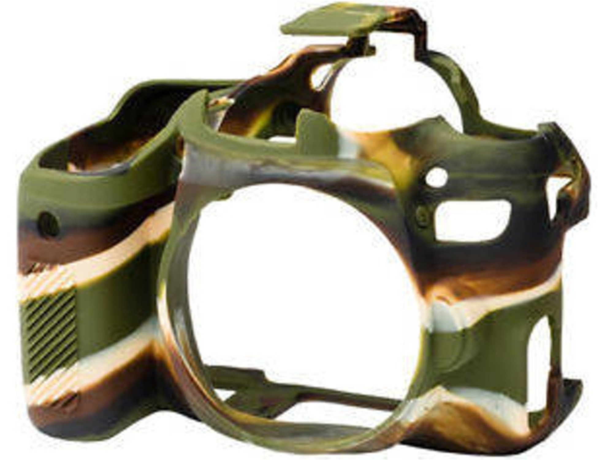 Funda silicona EASYCOVER Canon 77D Camuflaje