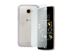 Carcasa y Protector de Pantalla LG Q6 EBOX TPU Transparente