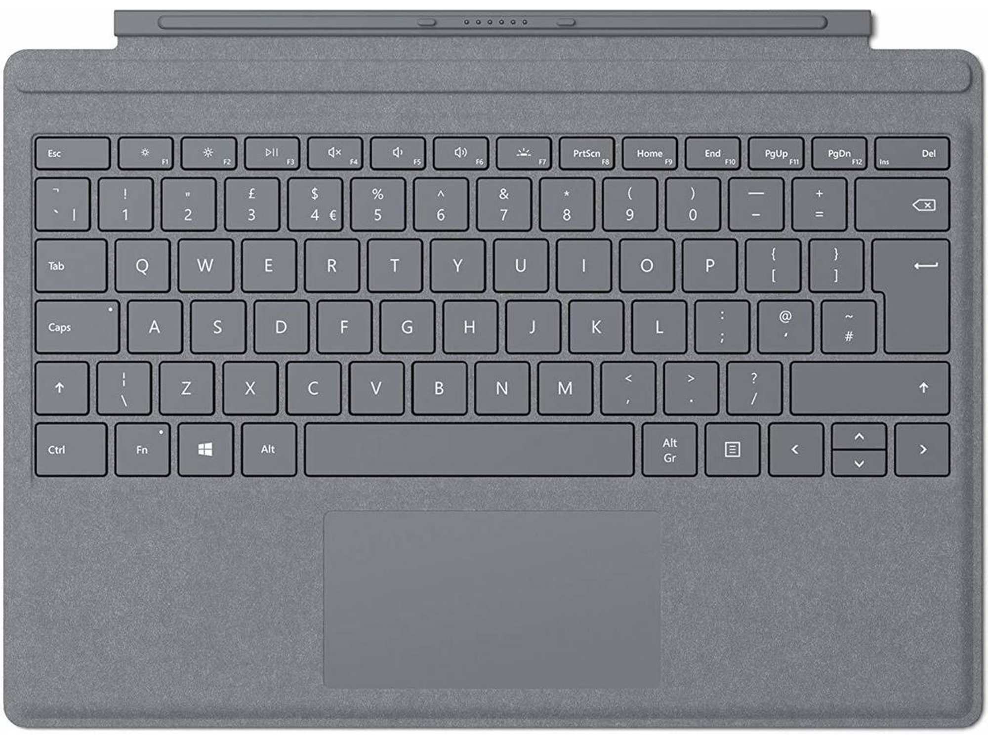 Funda Teclado Surface Pro MICROSOFT Type Cover Gris