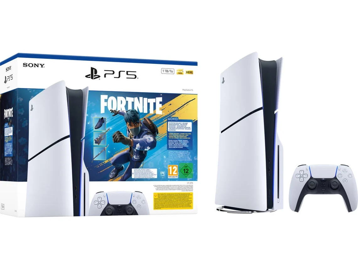 Bundle Consola PlayStation 5 (1 TB) + Fortnite Flowering Chaos