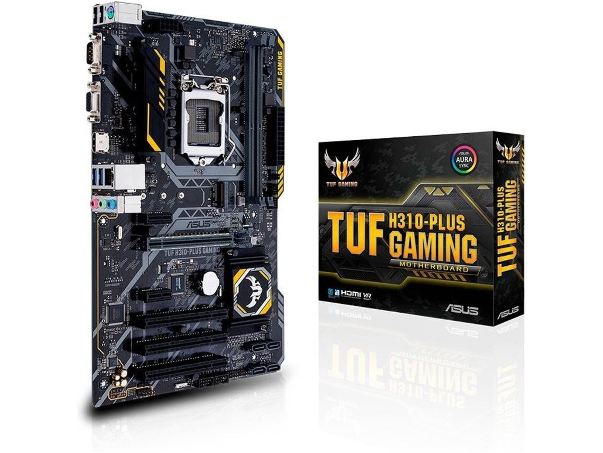 Placa Base ASUS TUF H310 PLUS GAMING (Socket LGA 1151 - Intel H310 - ATX)