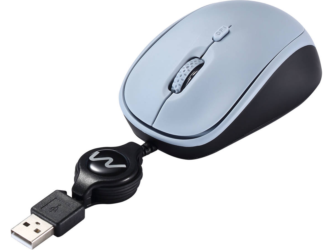 Ratón MITSAI R311 Mini (Óptico - 2400 dpi - Azul)