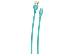 Cable GOODIS Plano (USB - MicroUSB - 1.5 m - Azul) — USB, microUSB | 1,5 m