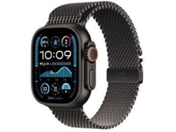 APPLE Watch Ultra 2 GPS + Cellular 49mm Titanio Negro con Correa Milanesa Loop Negro (Talla - S)