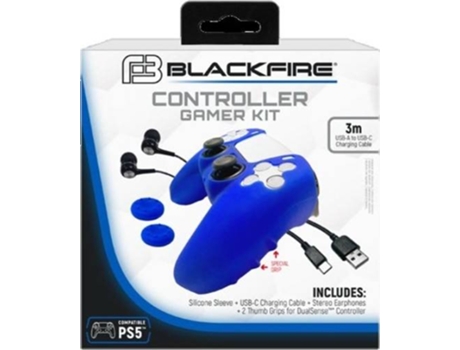 Pack BLACKFIRE Controller Gamer Kit 5 en 1 (PS5) —  