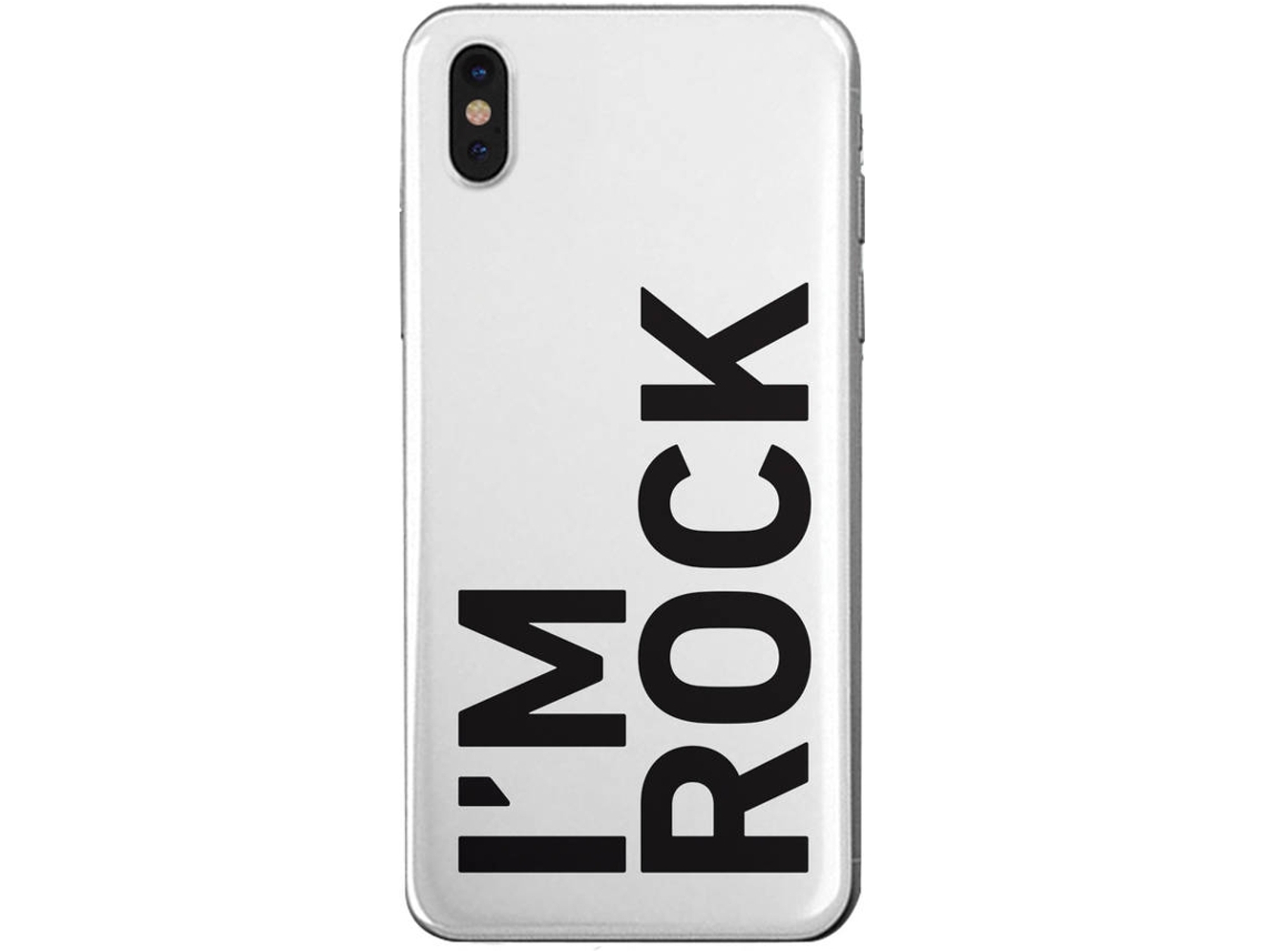 Carcasa iPhone X, Xs SBS I'm Rock Transparente