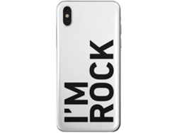 Carcasa iPhone X, Xs SBS I'm Rock Transparente