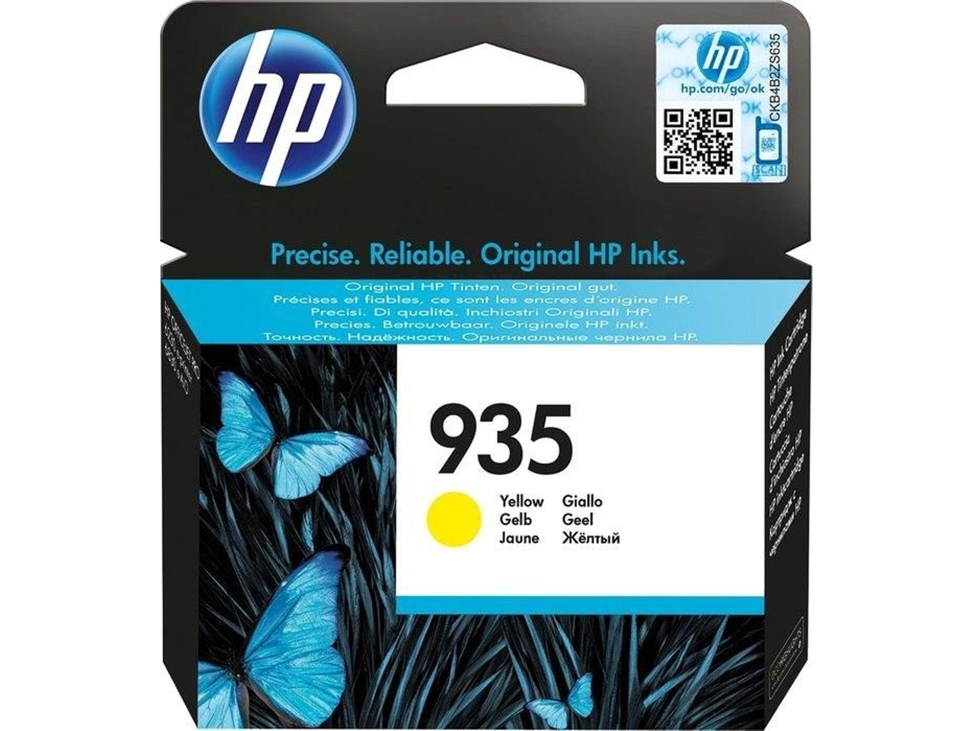 Cartucho de tinta Original HP 935 C2P22AEBL Amarillo