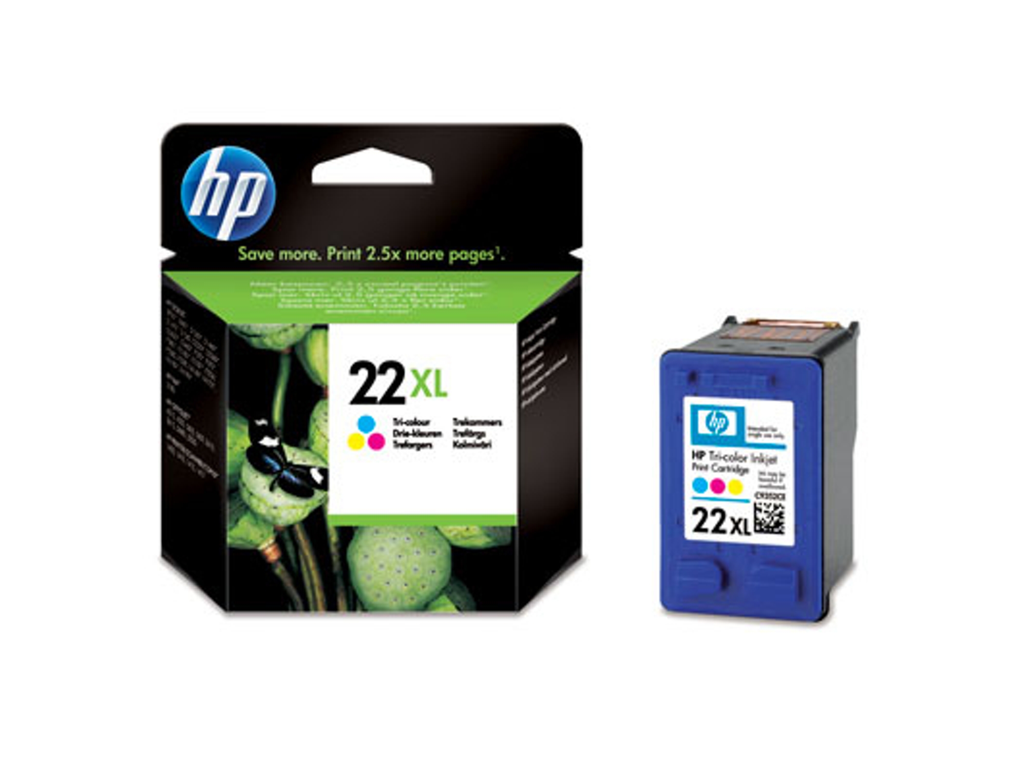 Cartucho de tinta HP 22XL tricolor original (C9352CE)