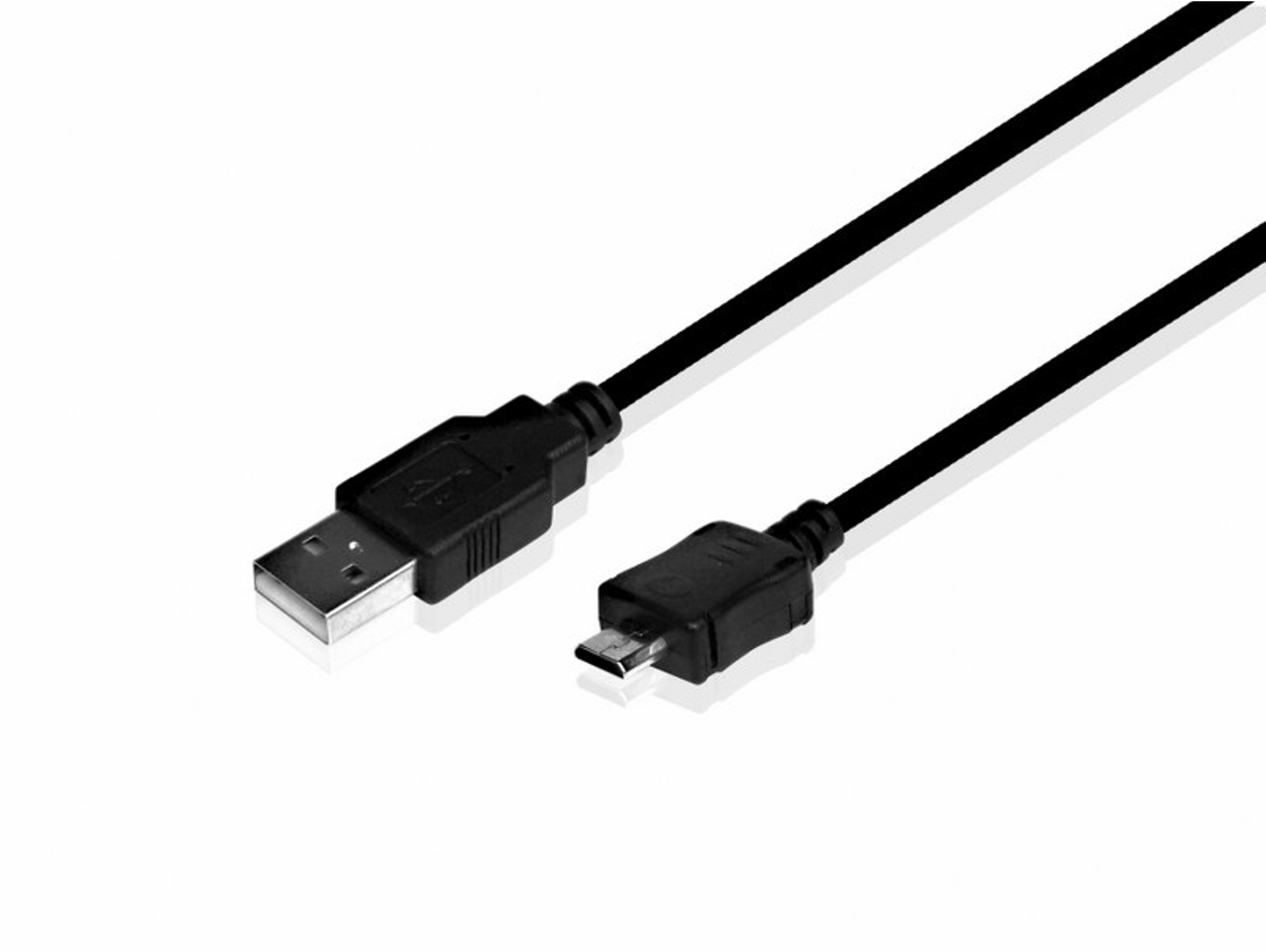 Cable SBS LTHL200 (USB - MicroUSB - 1 m - Negro)