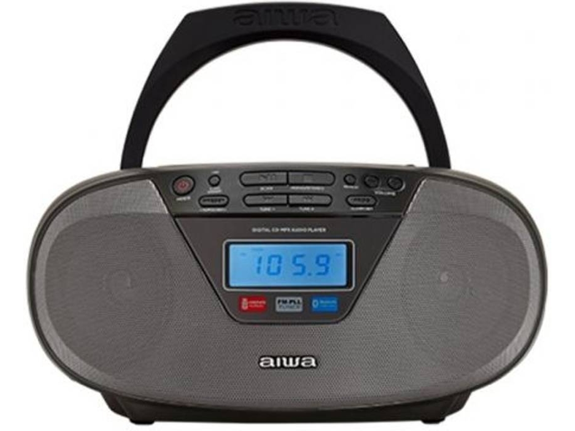 Radio CD AIWA BoomBox BBTU-400BK/ 6W/ Negro