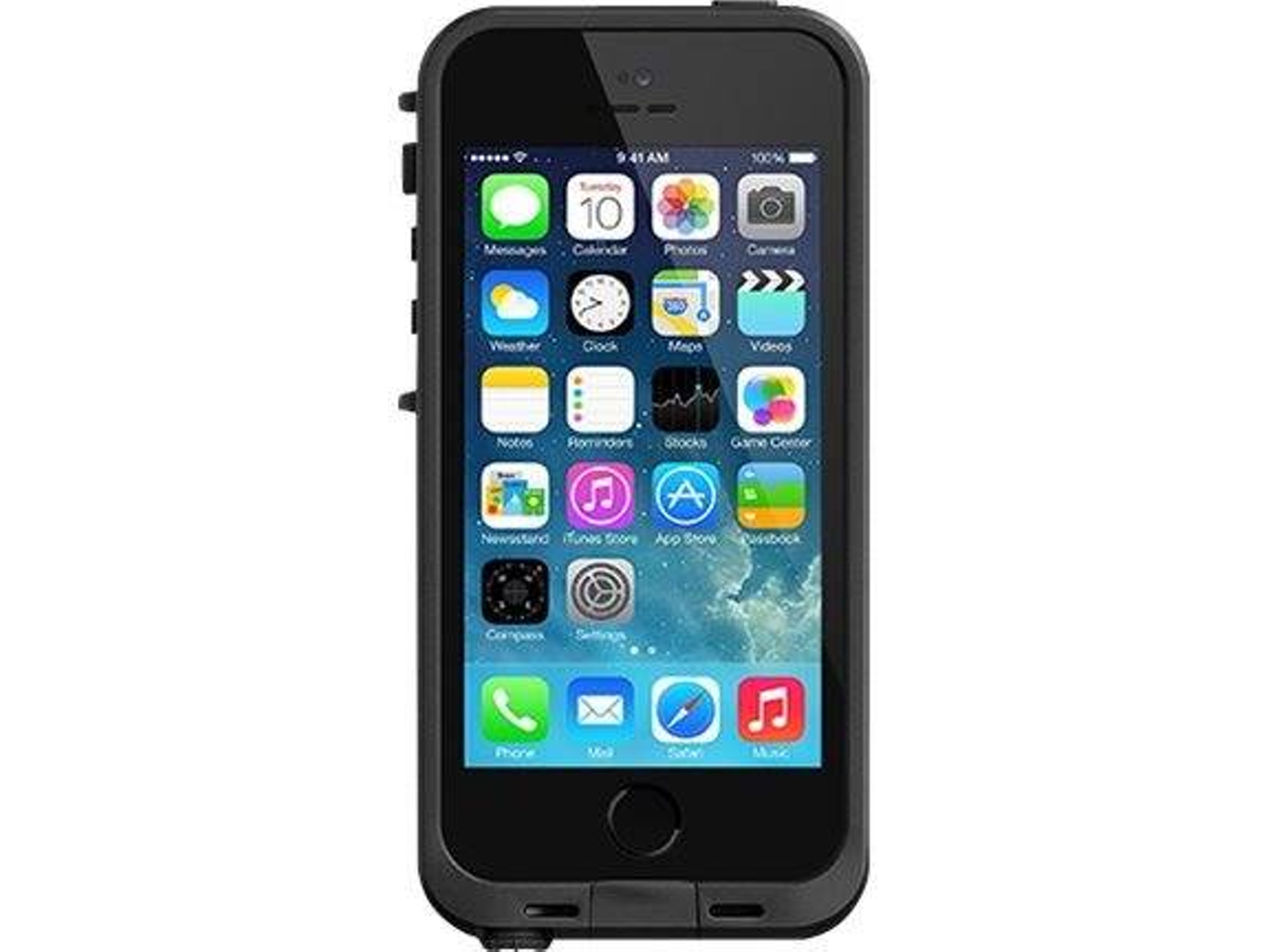 Carcasa iPhone SE, 5, 5s OTTERBOX Lifeproof Negro
