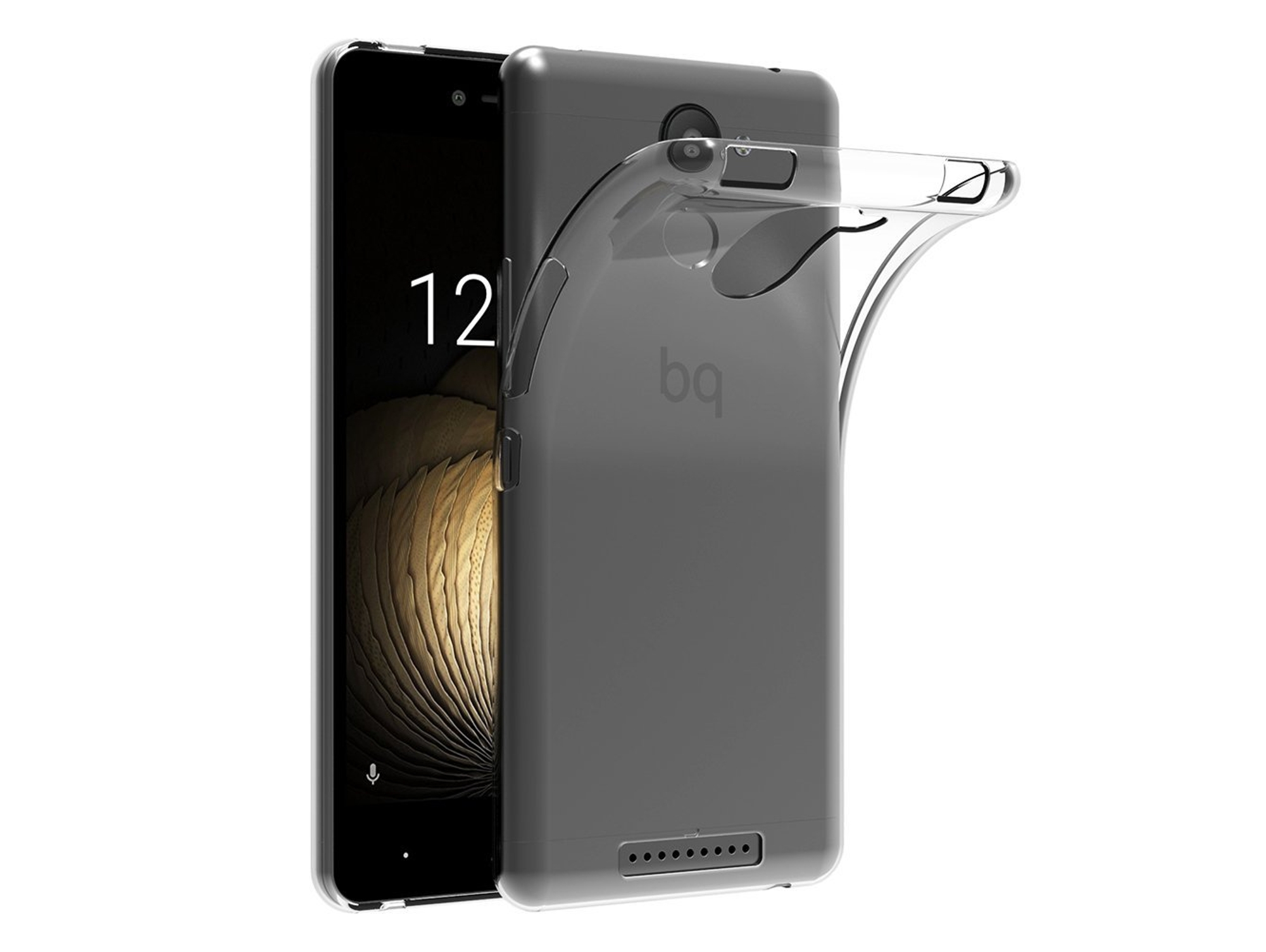 Carcasa y Protector de Pantalla BQ Aquaris U Lite EBOX Tpu Transparente