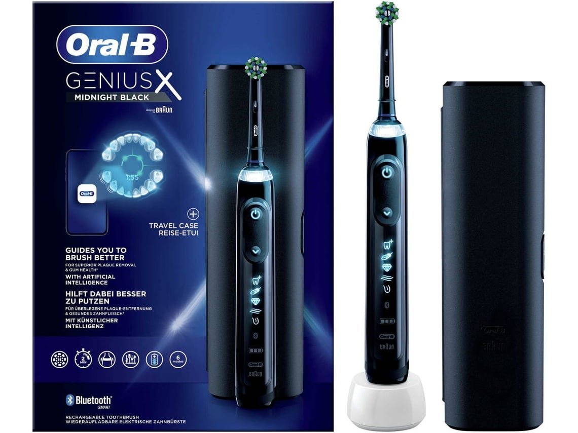 Cepillo de Dientes Eléctrico ORAL B Genius X Negro Worten Canarias