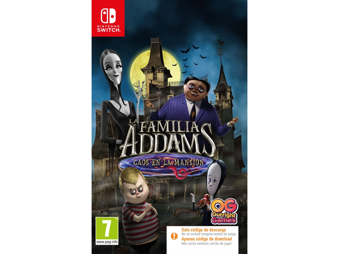 Juego Nintendo Switch The Adams Family Mansion Maythem (Código de Descarga en la Caja)