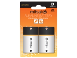 Pilas alcalinas MITSAI D LR20-AM1 X2