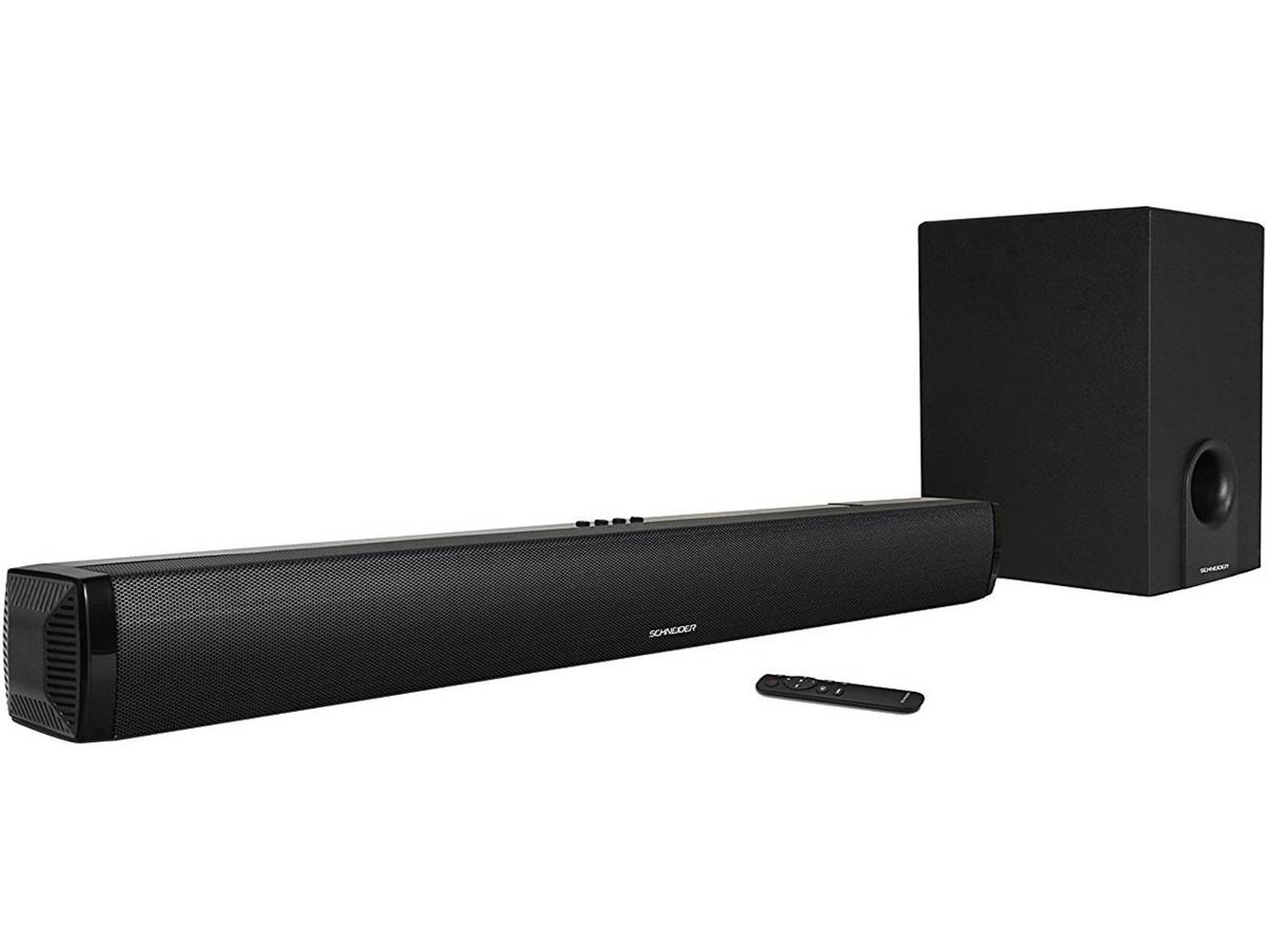 Barra de Sonido SCHNEIDER Groove Theater 800 (2.1 - 180 W - Subwoofer Inalámbrico)