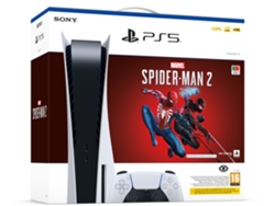 Consola PS5 (825 GB) + Juego Marvel's Spider-Man 2 (Formato Digital)