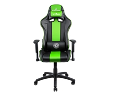 Silla Gaming BULTACO Division (Hasta 150 kg - Elevador a Gas Clase 4 - Negro y Verde)