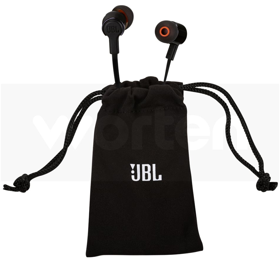 Auriculares con Cable JBL T 210 (In Ear - Micrófono - Negro)