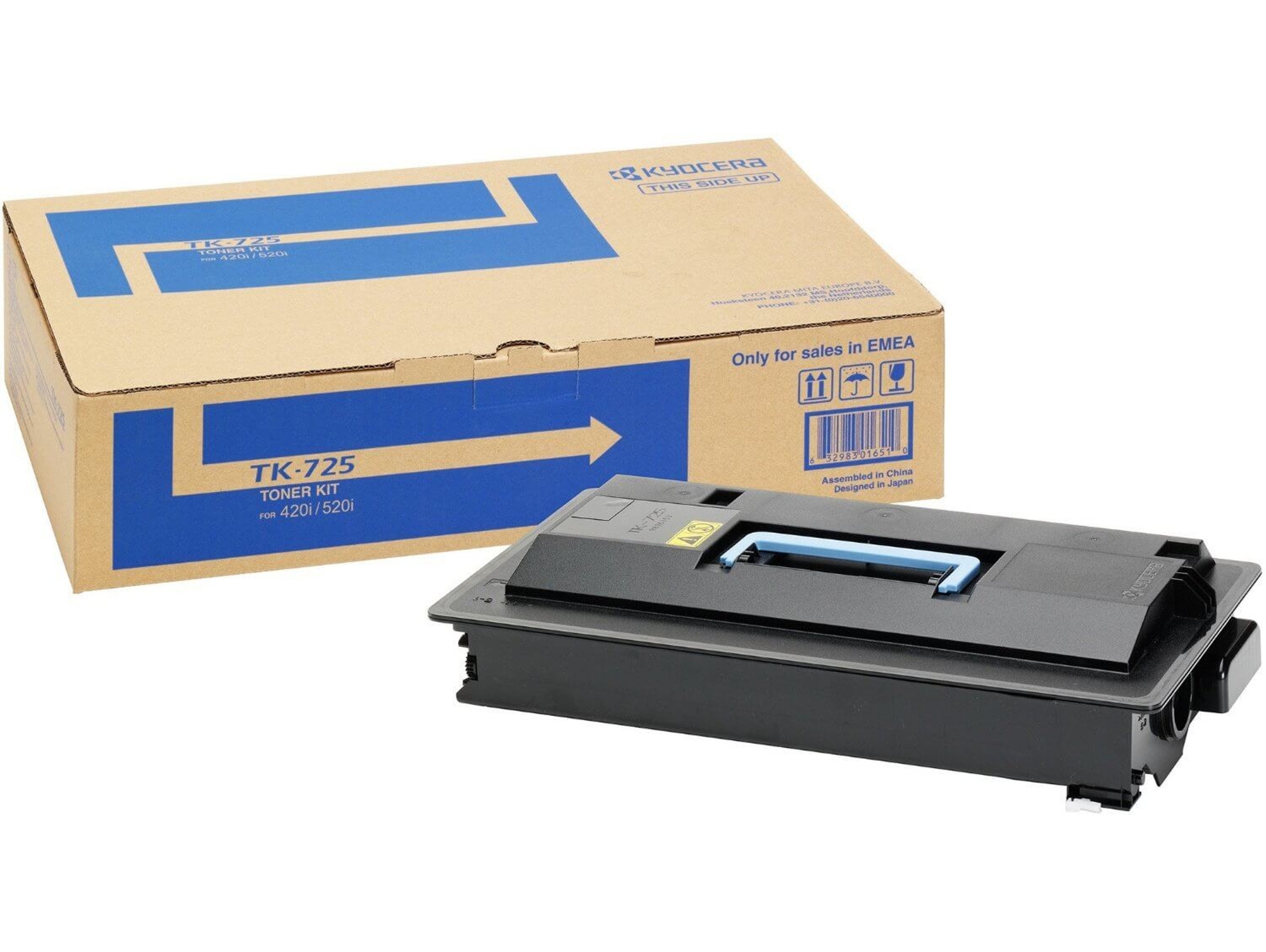 Cartucho de tóner Original KYOCERA TK 725  Negro  para TASKalfa 420i, 520i
