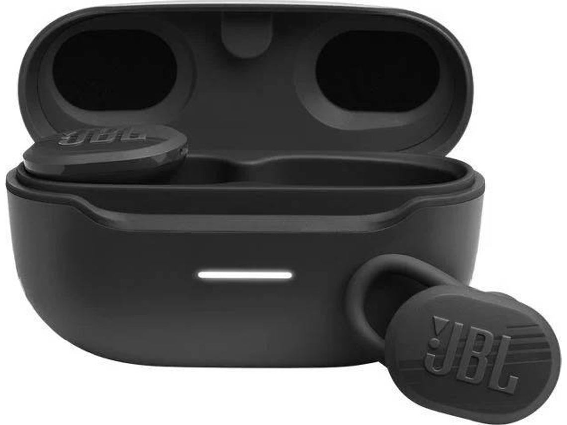 Auriculares Bluetooth True Wireless JBL Endurance Race (In Ear - Micrófono - Negro)