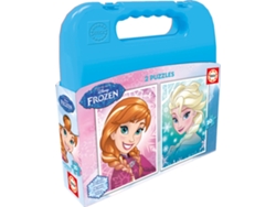 Puzzle EDUCA Maleta Frozen (Edad Mínima: 3 Años - 73 Piezas)
