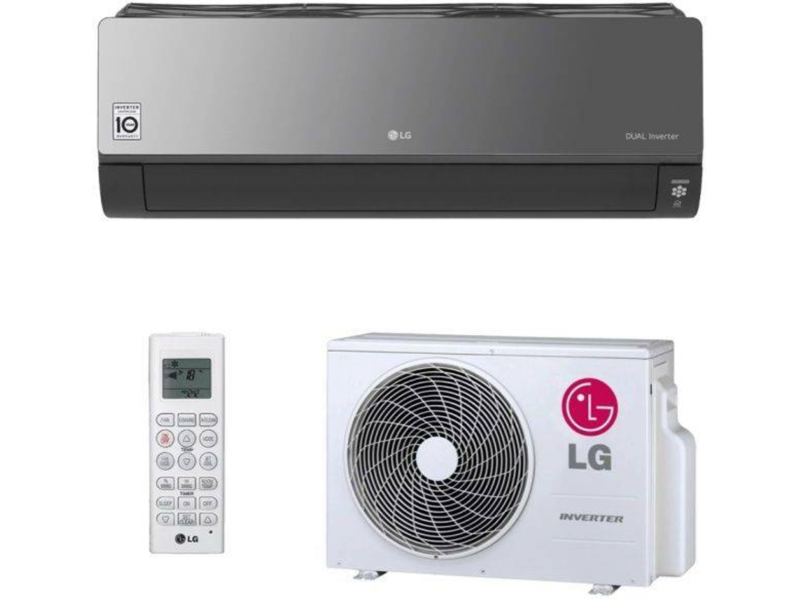 Aire Acondicionado LG Artcool MIRROR09UV (18 m² - 8598 Frig/h - Negro)