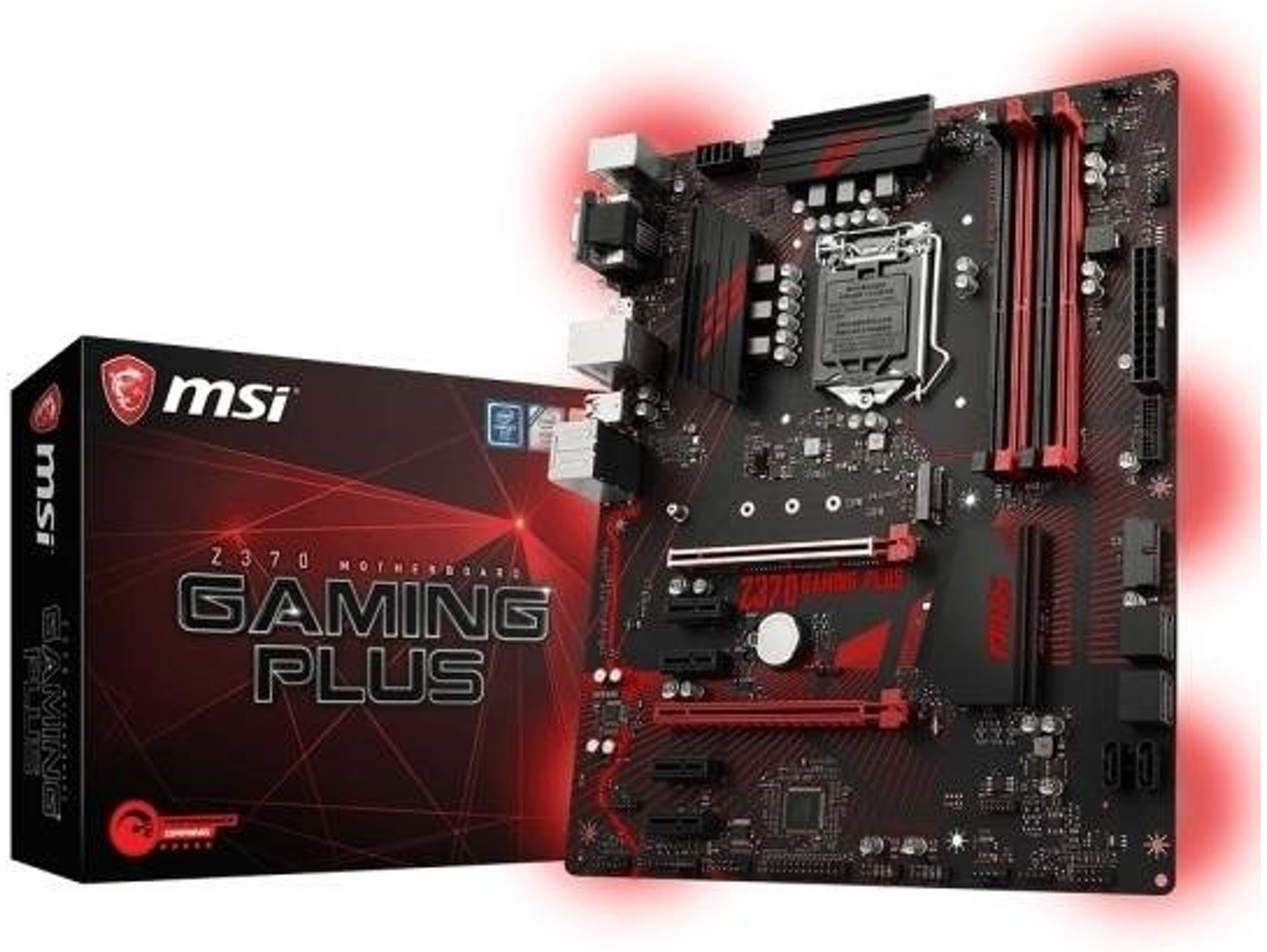 Placa Base MSI Z370 GAMING PLUS (Socket LGA 1151 - Intel Z370 - ATX)
