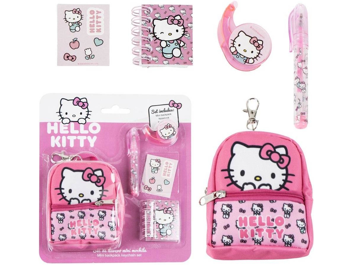 Set de papelería Hello Kitty c/mini mochila