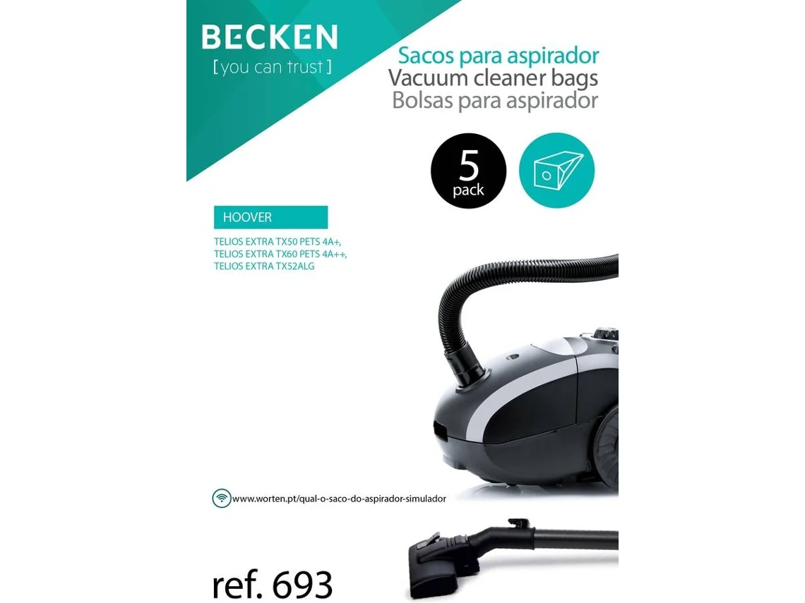 Bolsa de Aspirador BECKEN (5 unidades)