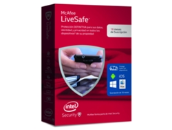 Software Antivirus MCAFEE LiveSafe 2016  Usuarios ilimitados 18 meses