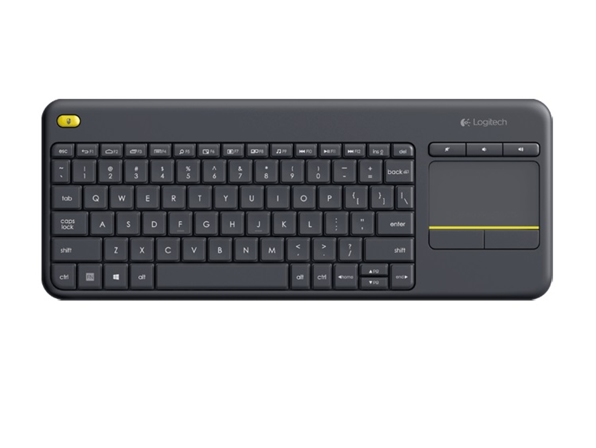 Teclado LOGITECH K400 Plus (Inalámbrico - Español)