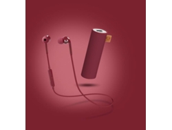 Auriculares Bluetooth FRESH 'N REBEL 8GIFT03RU (In ear - Micrófono - Rojo)