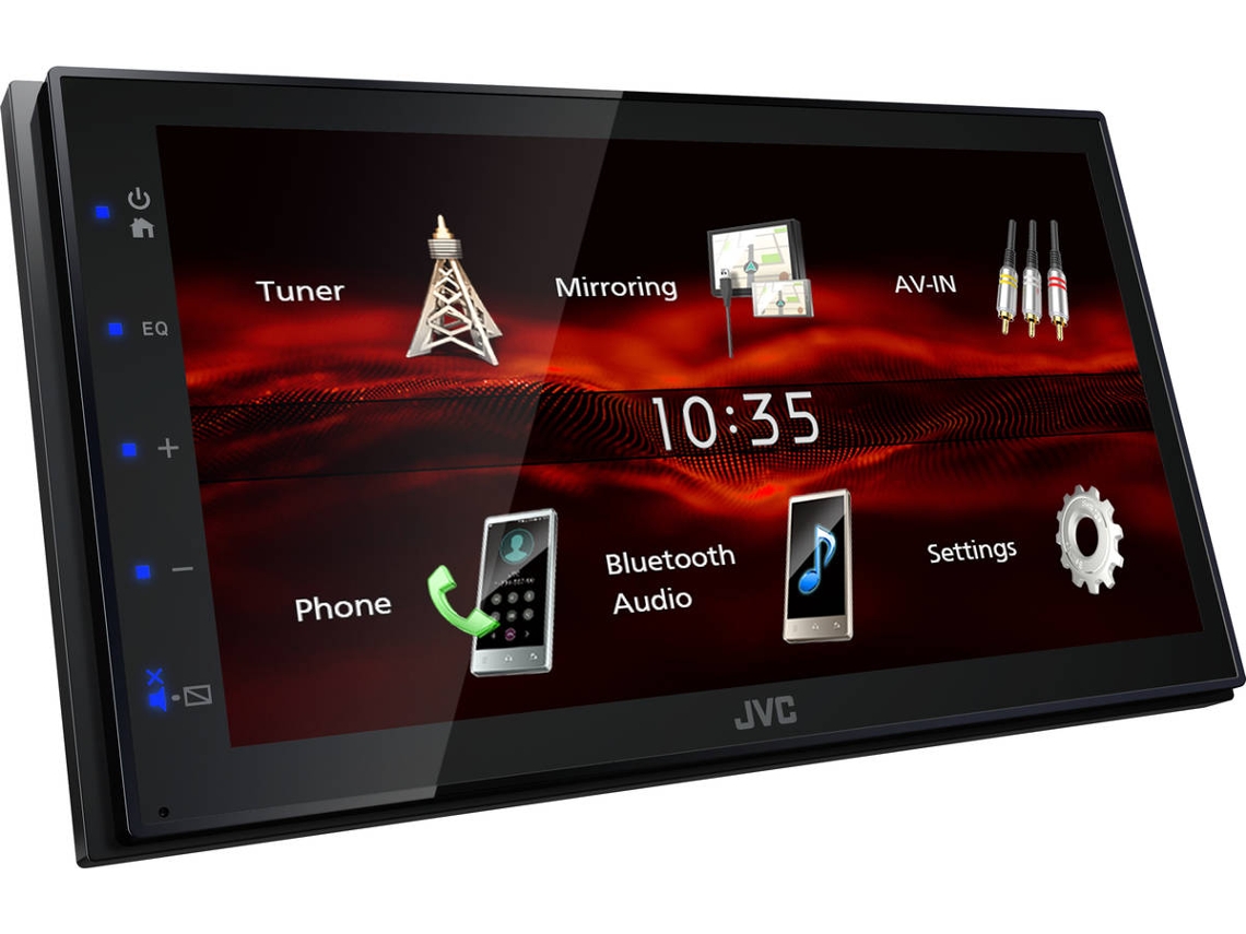 Autoradio Multifunción JVC - 2DIN KW-M180 (Bluetooth - 6,8'W - VGA)