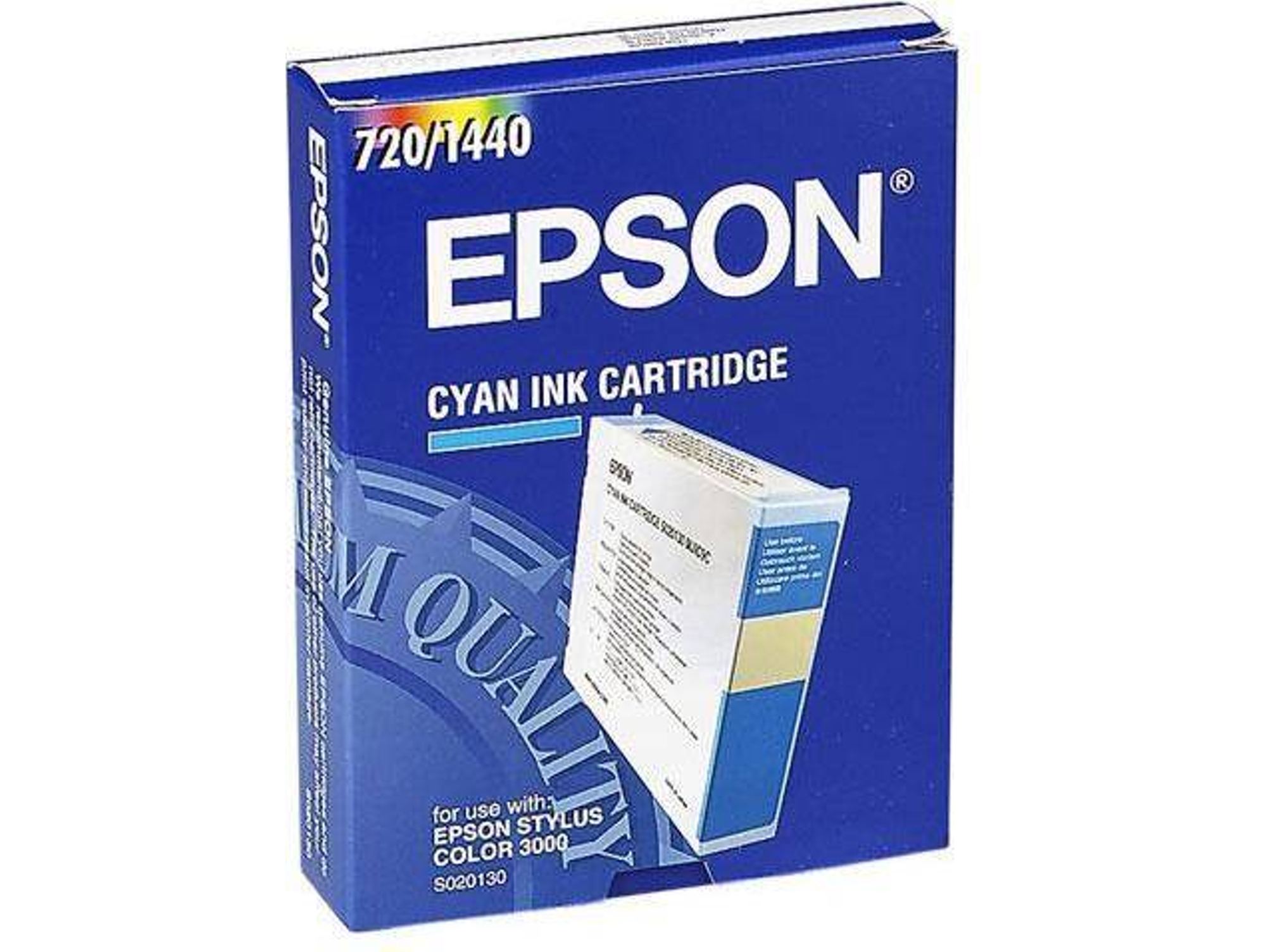 Cartucho de tinta original EPSON, S020130 110 ml, Cian, C13S020130