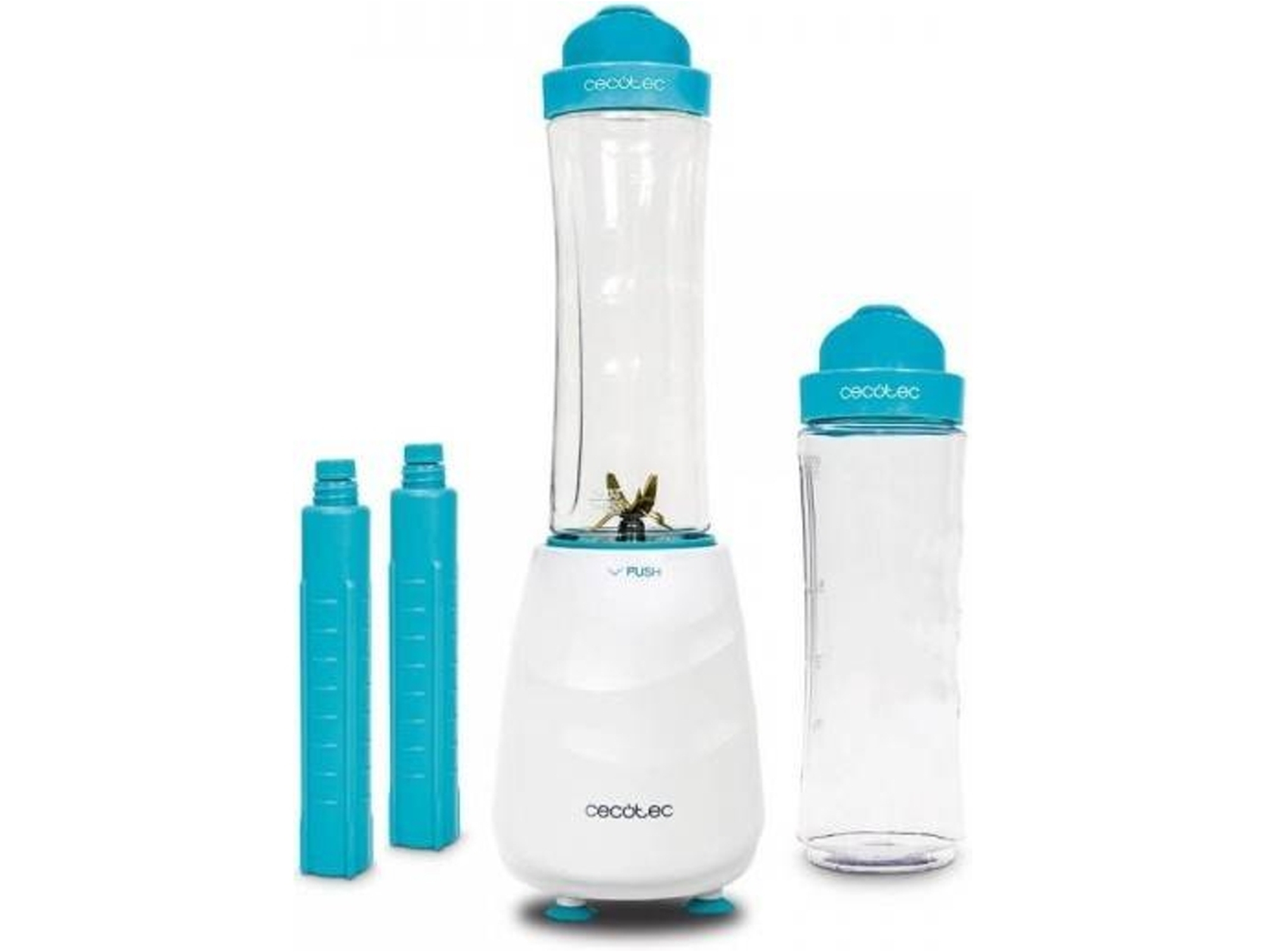 Batidora de Vaso CECOTEC Power Titanium One (350 W - 0.6 L - Blanco)