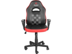 Silla Gaming ALPHA GAMER Nova Junior Edition (Hasta 100 kg - Elevador a Gas Clase 3 - Negro y Rojo)