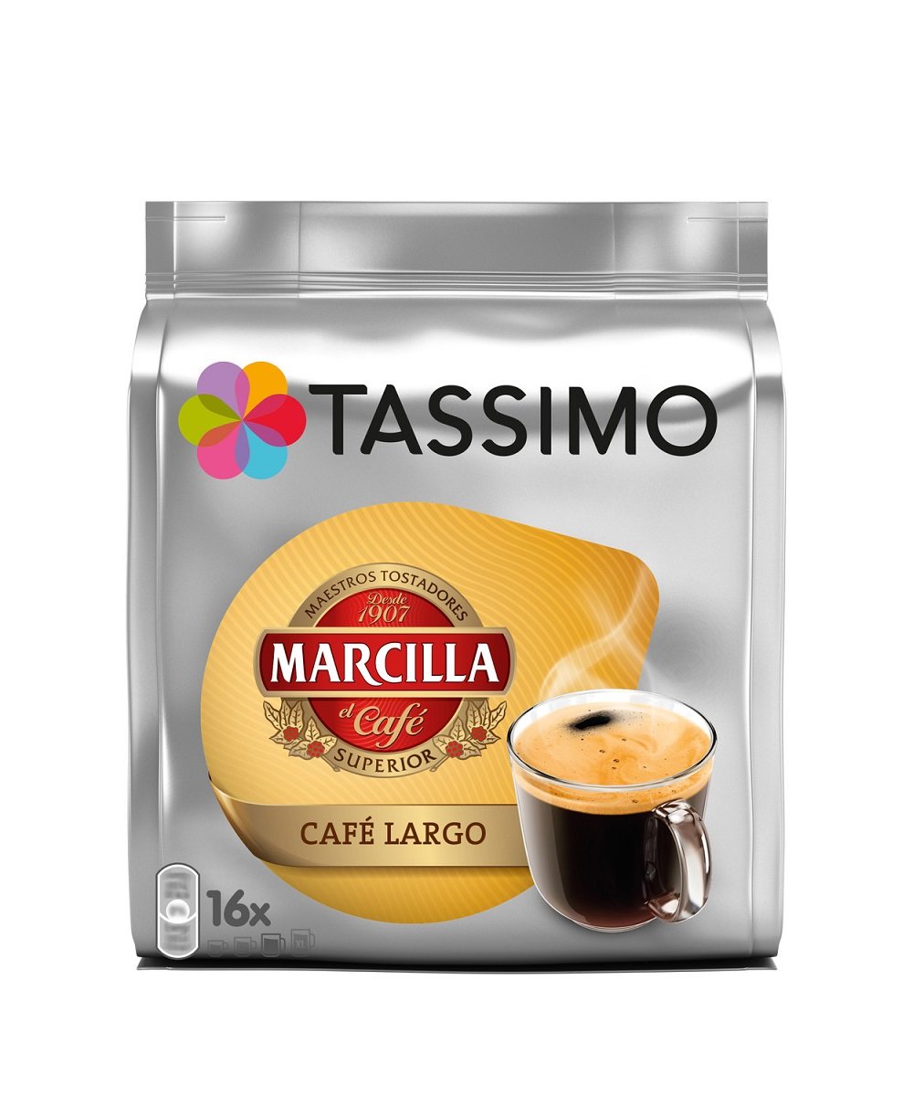 Cápsulas de café TASSIMO Marcilla Café Largo