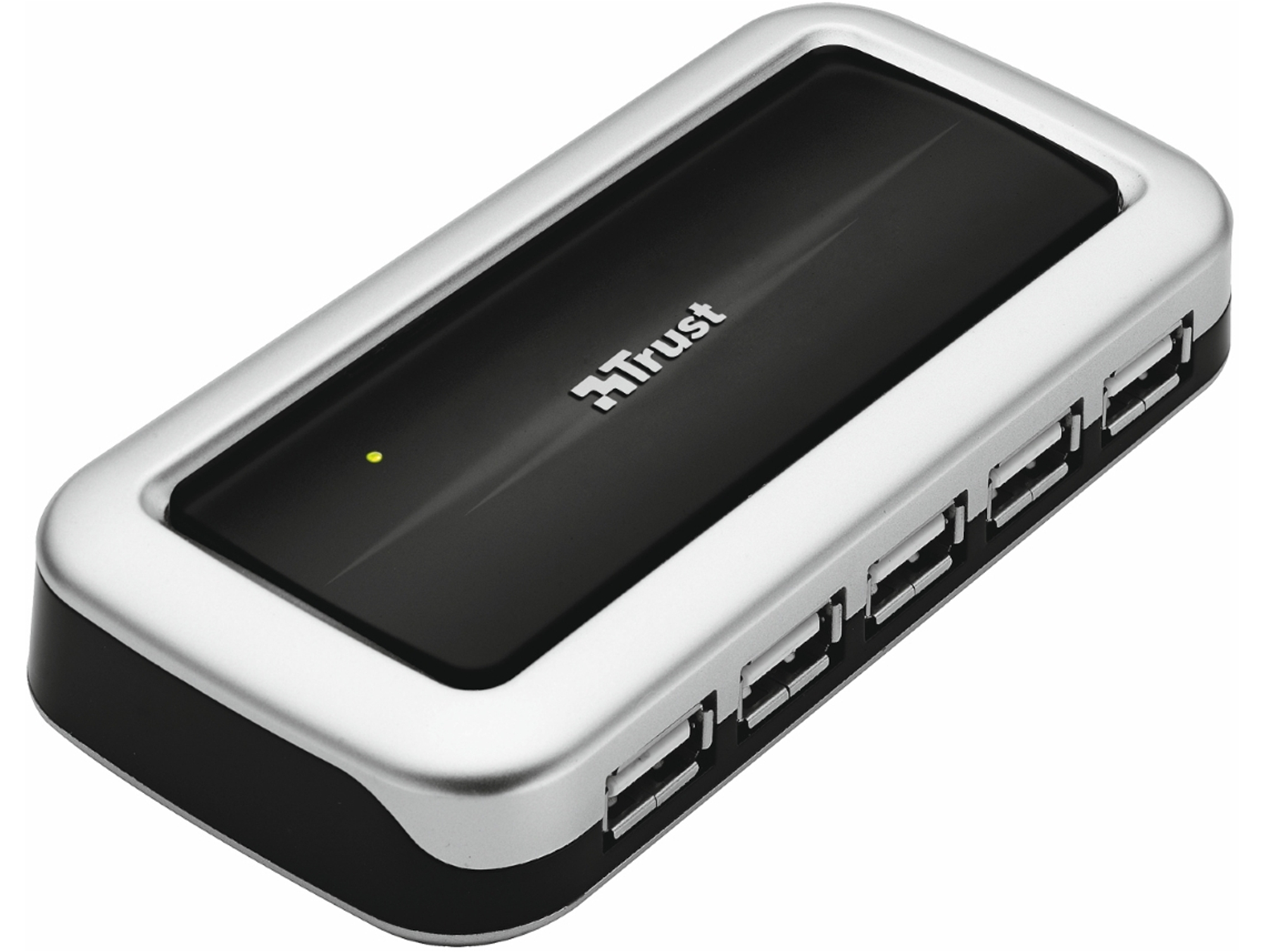 Hub TRUST 16131 (USB - 10 Puertas - Negro)
