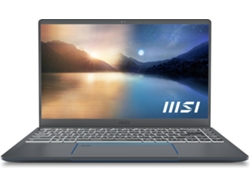 Portátil MSI Prestige 14 A11SCS-039ES (14'' - Intel Core i7-1185G7 - RAM: 16 GB - 1 TB SSD - NVIDIA GeForce GTX 1650 Ti MAX Q)