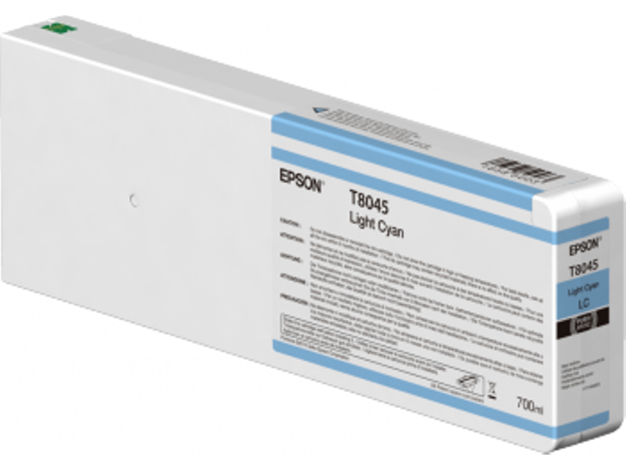 Cartucho de tinta original EPSON 700 ml, Cian claro, C13T804500, T8045