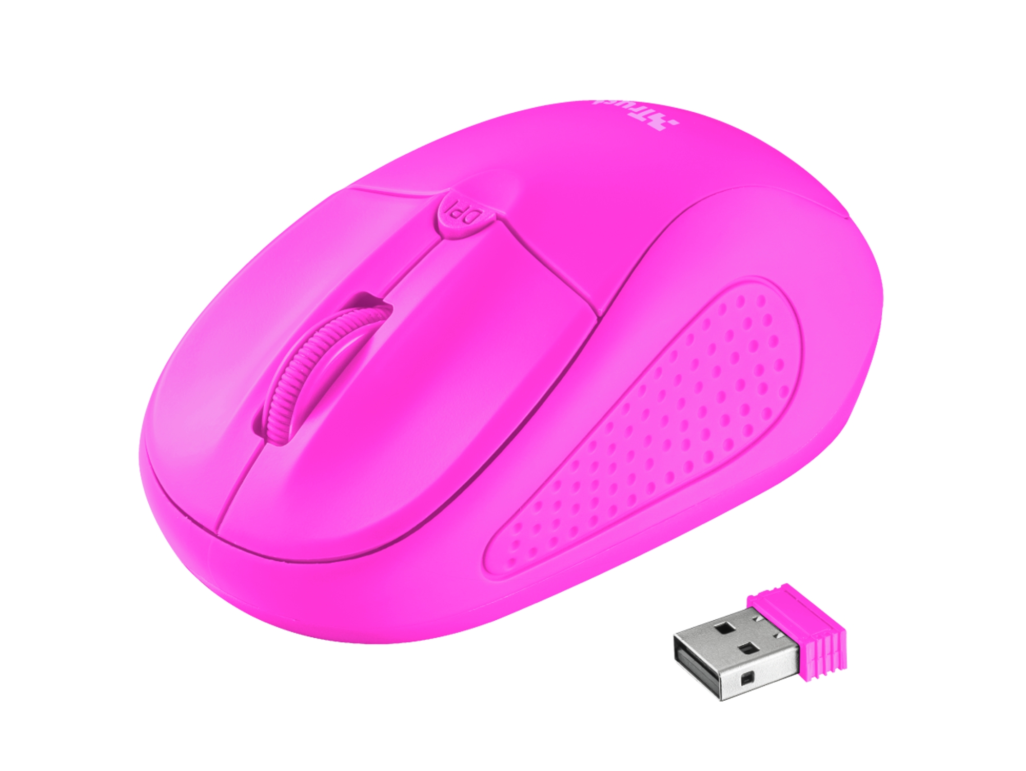 Ratón TRUST Primo (Inalámbrico - 1600 dpi - Rosa)