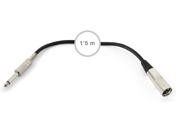 Cable Audio FONESTAR SM-679 (1.5m - Jack 6.3mm - XLR - Macho)