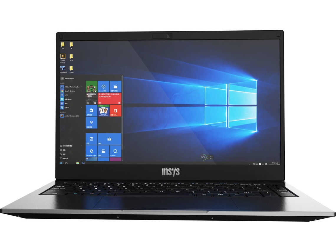 Portátil INSYS PT1-140C (14.1'' - Intel Core i3-10110U - RAM: 8 GB - 256 GB SSD - Intel UHD Graphics)