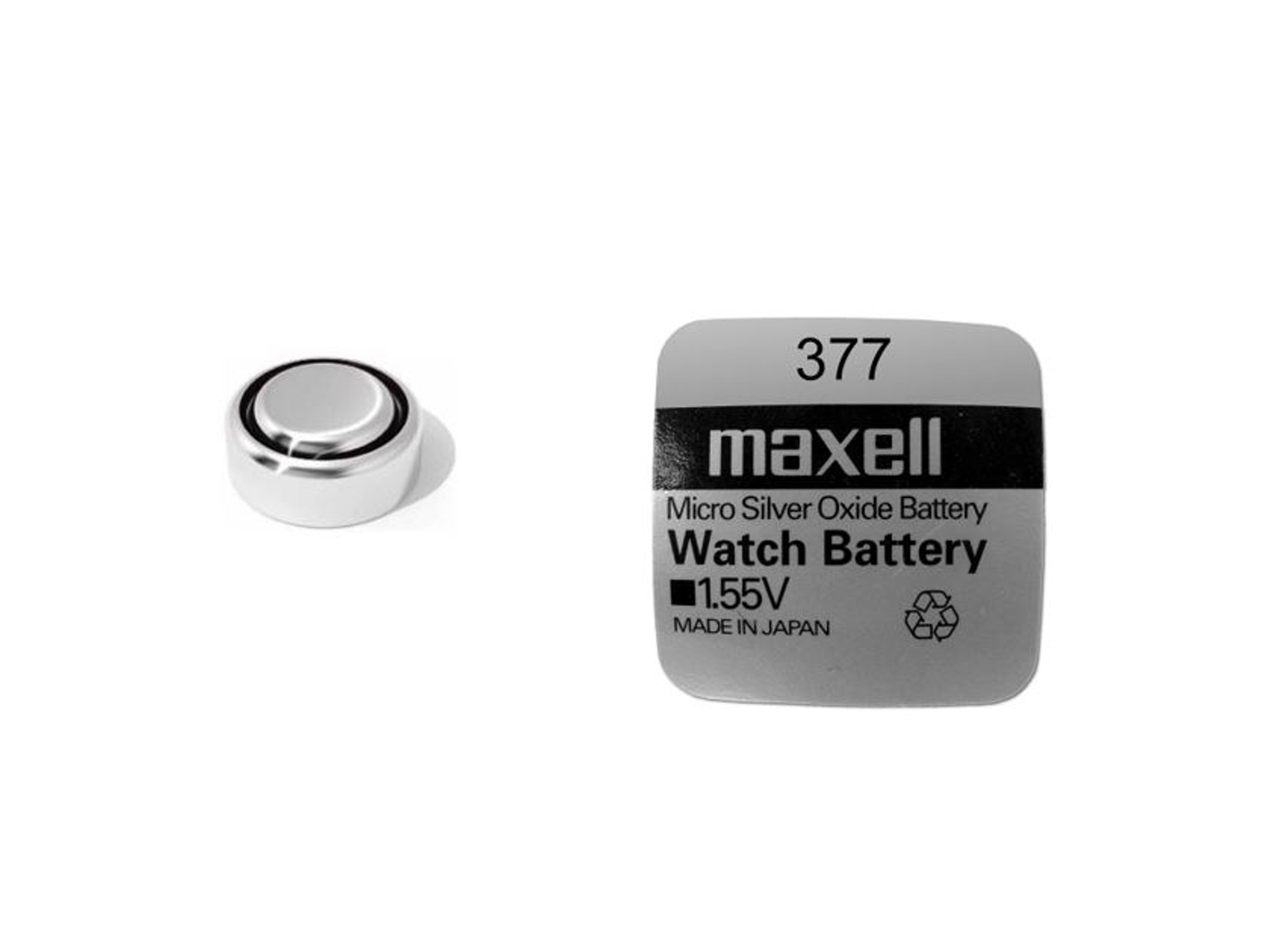 Pila Oxido Plata MAXELL 377