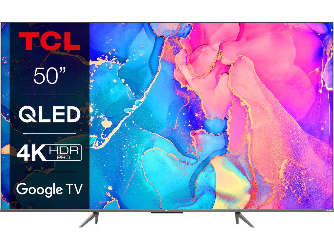TV TCL 50C635 (QLED - 50'' - 127 cm - 4K Ultra HD - Smart TV)