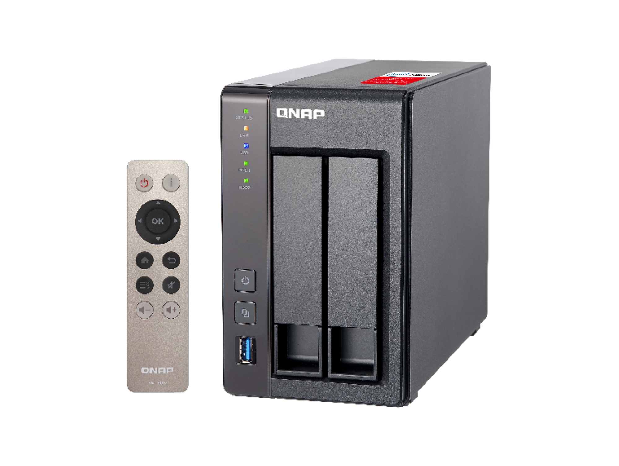 NAS QNAP Ts-251+ 0Tb (2 BahÃ­as - 0 TB)