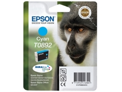 Cartucho de tinta original EPSON T0892, Mono 3,5 ml, Cian, C13T08924021