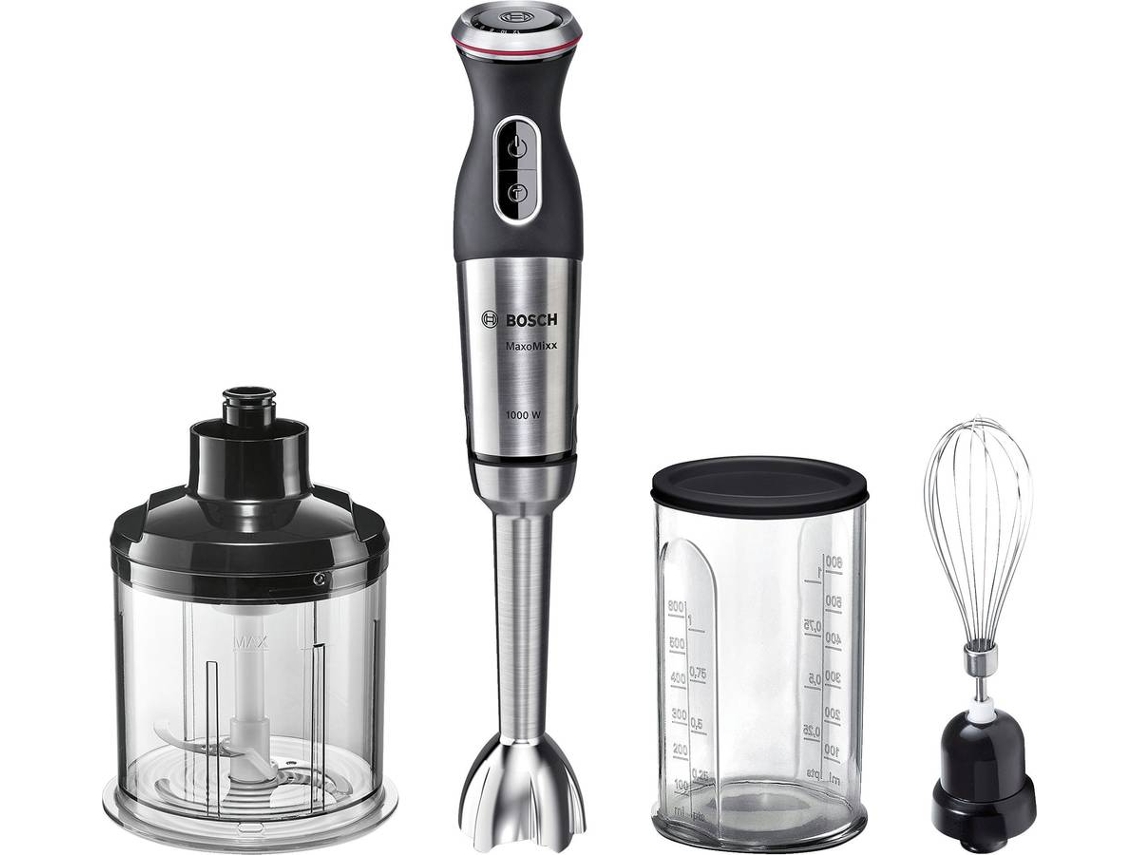 Batidora de mano + Accesorios BOSCH MS8CM6160 MaxoMixx (1000 W - Inox)